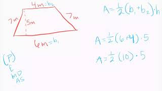 Area of a Trapezoid Area Of A Trapezoid Math Placement Test Prep Mathhelp Com