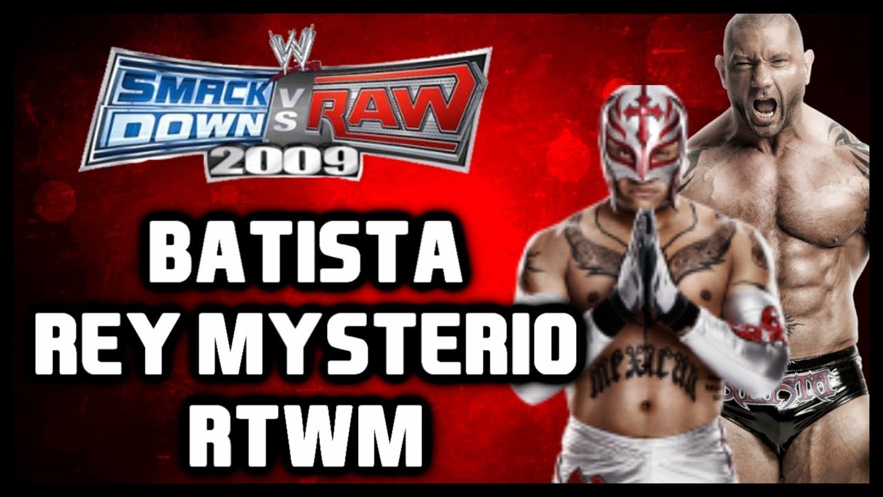WWE Smackdown Vs Raw 2009 PS3 - Batista & Rey Mysterio Road To Wrestlemania