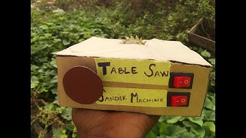 How To Make Table Saw and  Sander Machine 2 in 1 DIY // Amazing Ideas