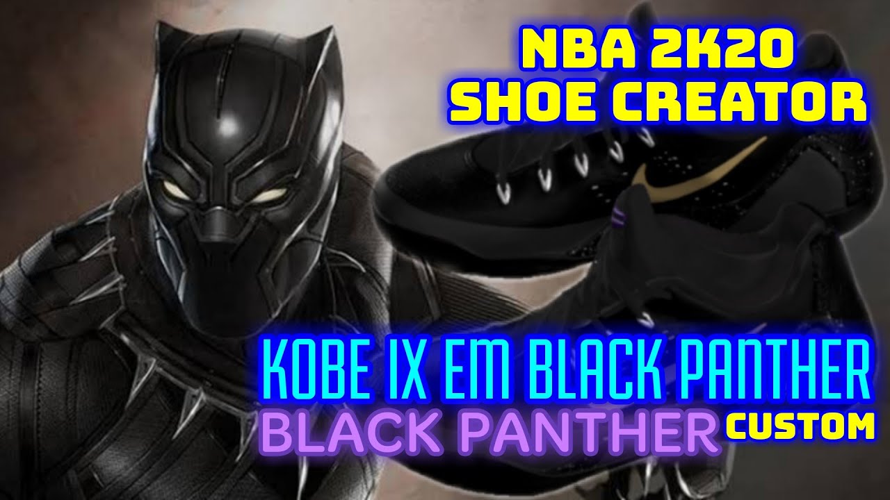 kobe shoes black panther