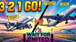 3 2 1 Go! Compilation5 (Wait for United) #321go #compilation #aviation #viral