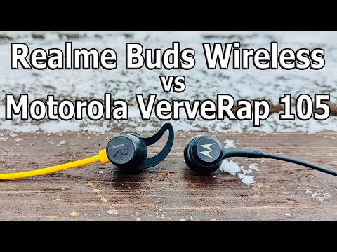 ЛУЧШИЕ ДЕШЕВЫЕ🔥 БЕСПРОВОДНЫЕ НАУШНИКИ Realme Buds Wireless vs Motorola Verve Rap 105