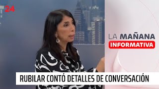 Karla Rubilar: expresidente Piñera "estaba muy preocupado de si las ayudas estaban llegando"