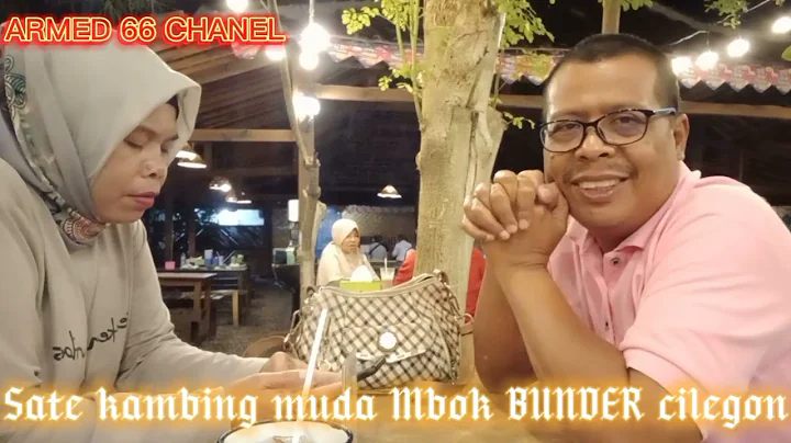 Kuliner malam ini berdua an saja gaes di Sate kambing Muda MBOK BUNDER Cilegon