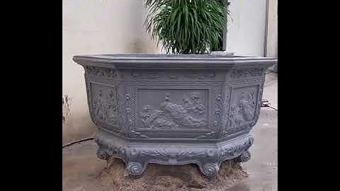 Khuôn Đúc Chậu Lục Giác 1,2m Chân Liền Nhựa Abs