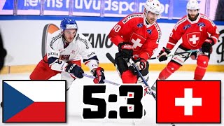 Česko vs Švýcarsko | Švédské Hokejové Hry 2024