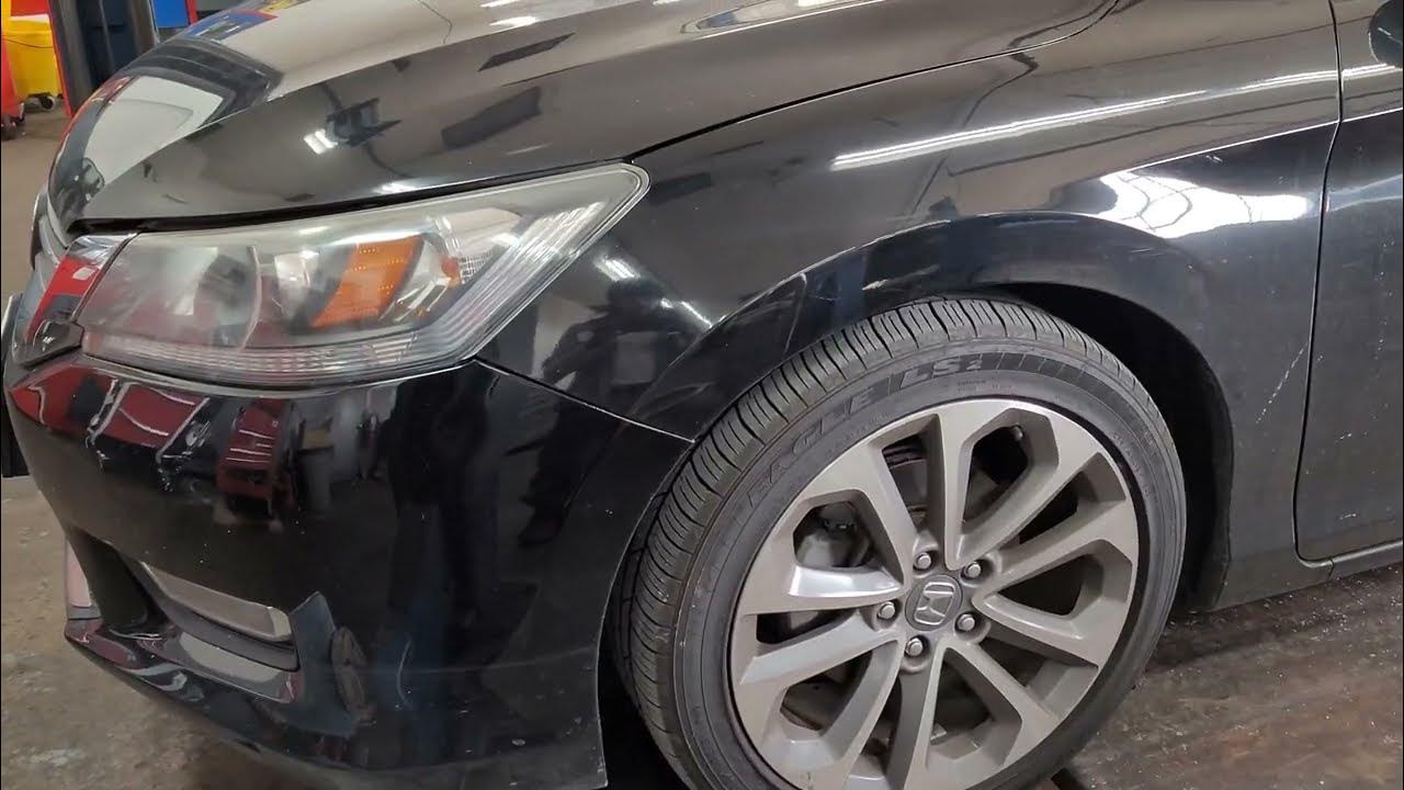 2013 Honda Accord P0843 gear indicator blinking - YouTube