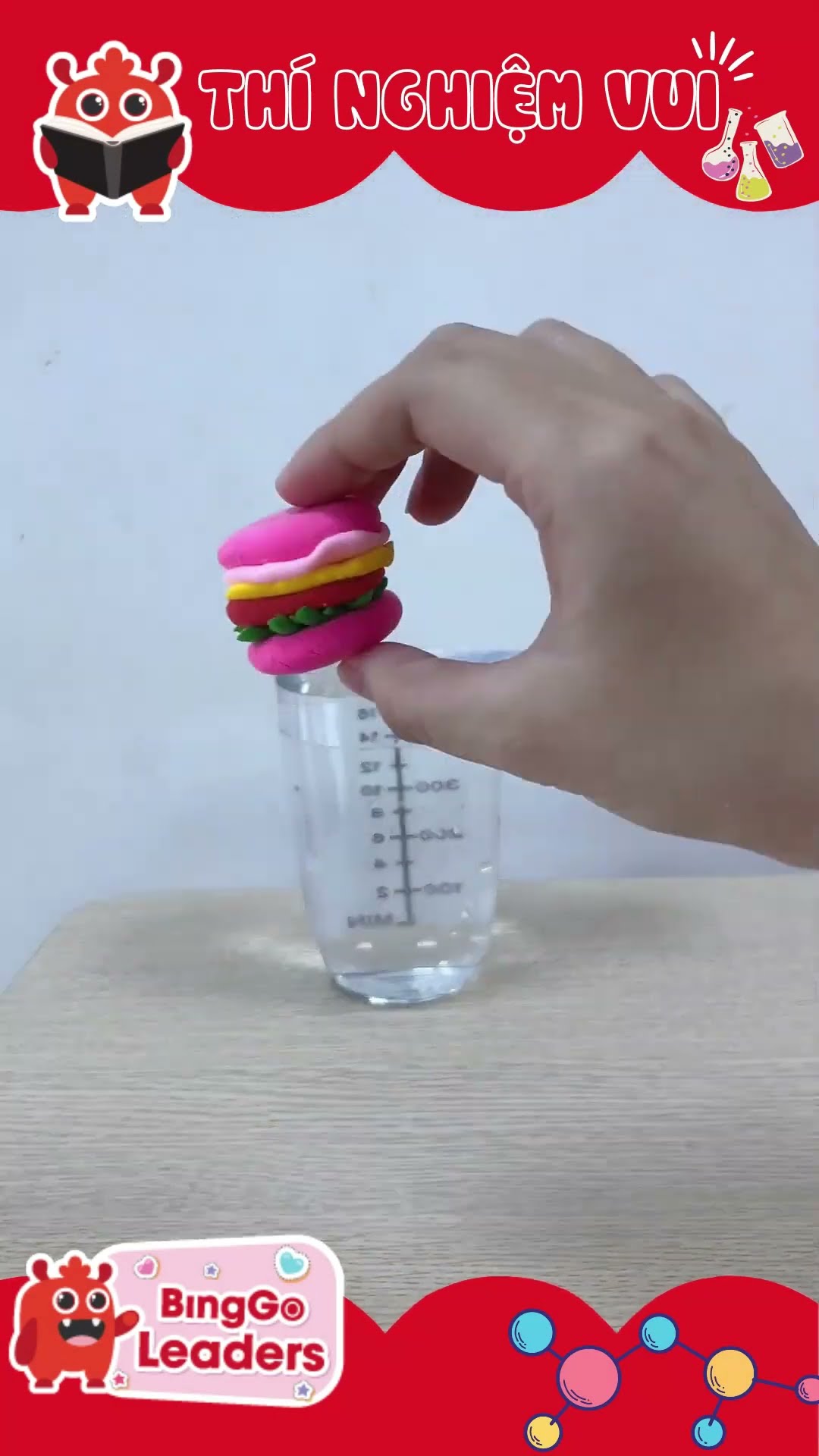 Thí nghiệm stem vui nhộn đơn giản từ nước cho bé Water fun experiment for kids #shorts #kidsvideos