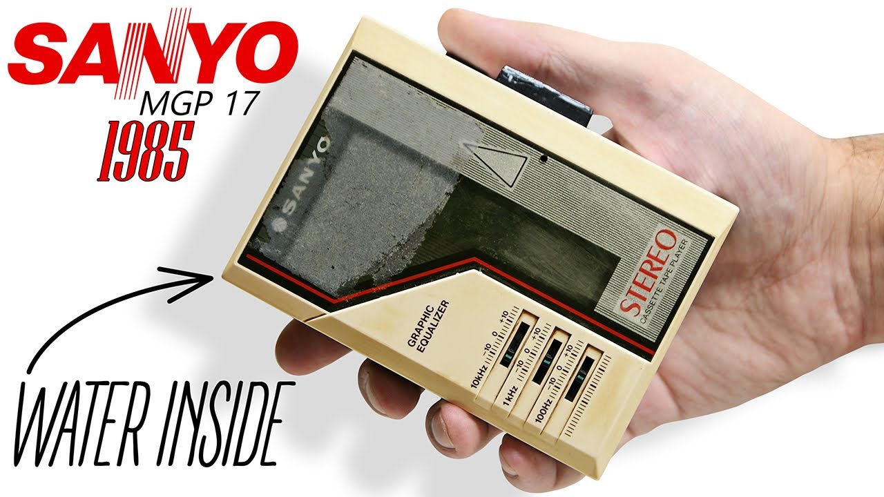 1985 ⚙️ RESTORATION &amp; Revamp ✅ SANYO MGP17 ? Music from the 90s! (Real restore)