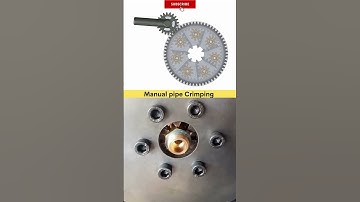 Manual Pipe Crimping #mechanism #cad #3ddesign #3danimation ‪@3dcadpanda‬