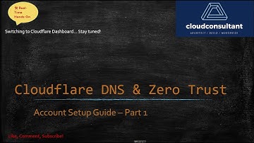 Cloudflare DNS & Zero Trust – Account Setup Guide