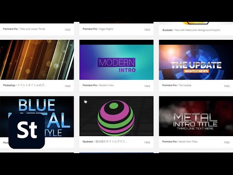 Motion Graphics Templates in Adobe Stock (October 2017) | Adobe Creative Cloud