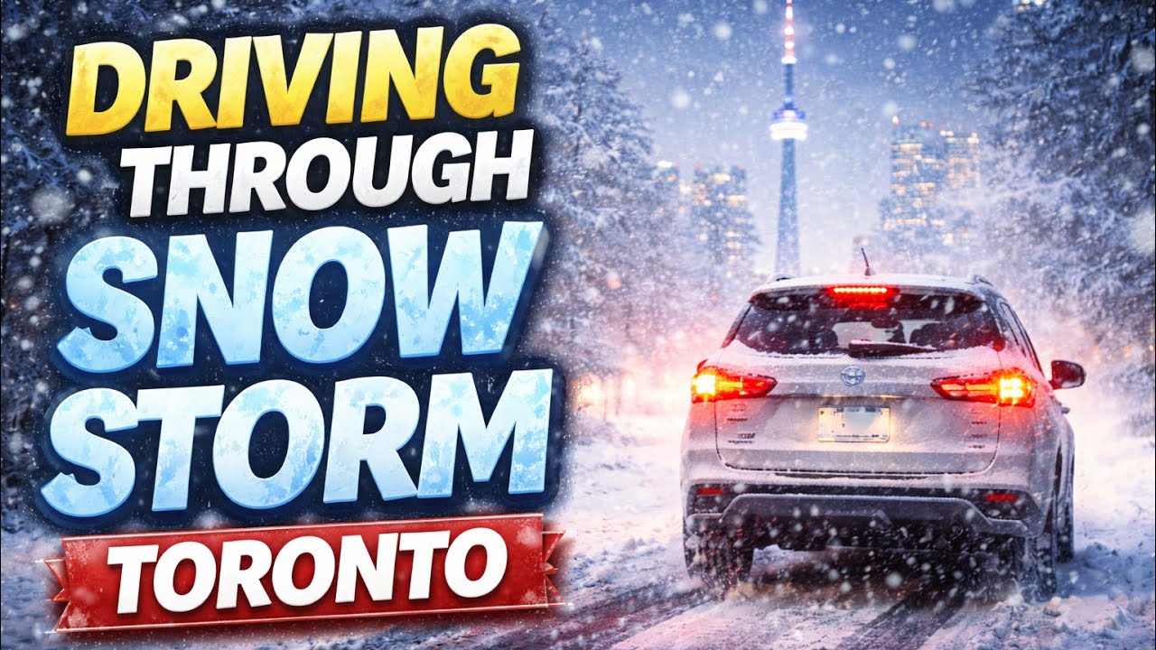 Toronto Snow Storm Drive 