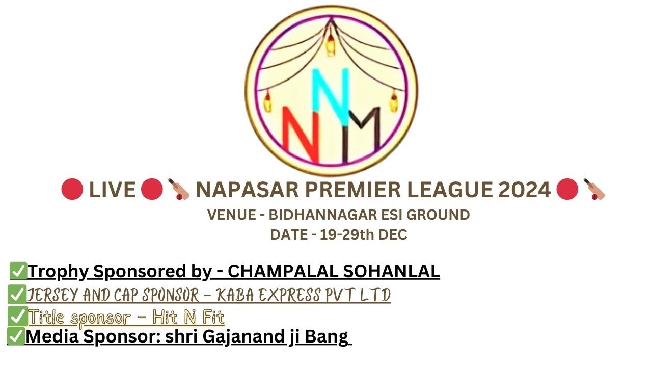 Napasar 🔴 LIVE 🔴 🏏 NAPASAR PREMIER LEAGUE 2024 🔴 DAY 2 🏏 - YouTube