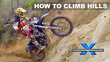 How to climb hills on dirt bikes ∣ Cross Training Enduro