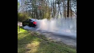 Stay At Home Burn Out Challenge | Shelby GT350 Burnout | Adamlz