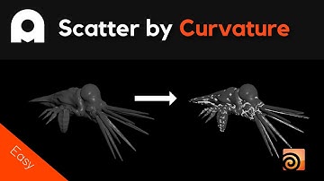 All About Scattering - 007 -Scatter By Curvature - Houdini Tutorial - Beginners