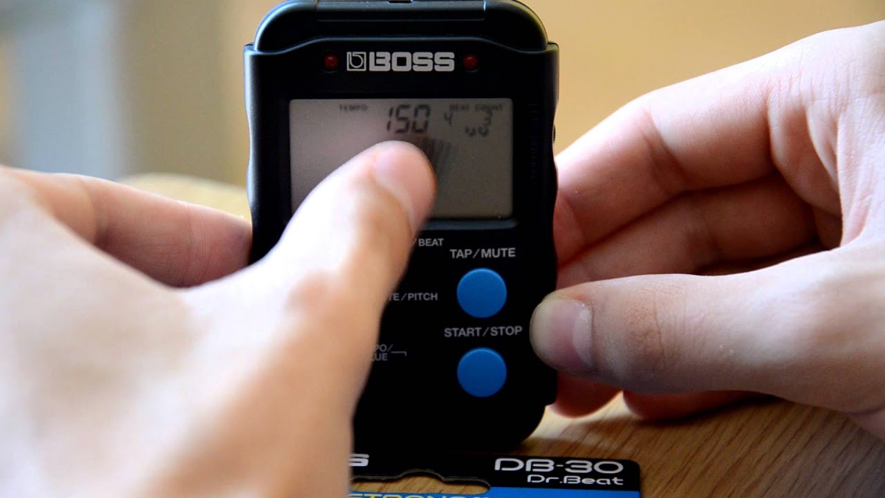 Boss DB-30 Metronome (review) - YouTube