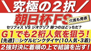 朝日杯フューチュリティステークス 2021【予想】究極の２択！セリフォスか？ジオグリフか？勝つのはどっちだ？更に「２桁人気」の穴馬も発表！