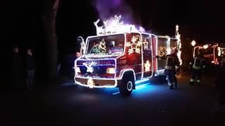Komplette Weihnachtsparade der Freiwilligen Feuerwehr Zepernick 2016