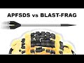 APFSDS vs BLAST-FRAG APS | lateral blast active protection vs long-rod penetrators | Zaslon APS