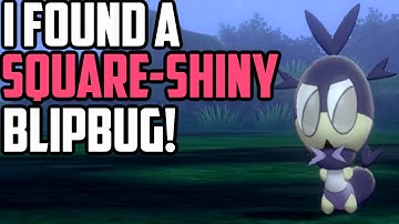 Square-Shiny Blipbug in the wild! -Sword & Shield