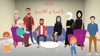 تعرف على العائلة\  أفلام كرتون أطفال  \عائلتي\الأسرة و الاقارب