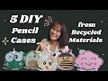 5 DIY Pencil Cases from Recycled Materials - Easy & Budget-Friendly