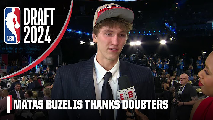 'Thank you to EVERYONE who doubted me!' - Matas Buzelis after getting drafted by Bulls | NBA Draft