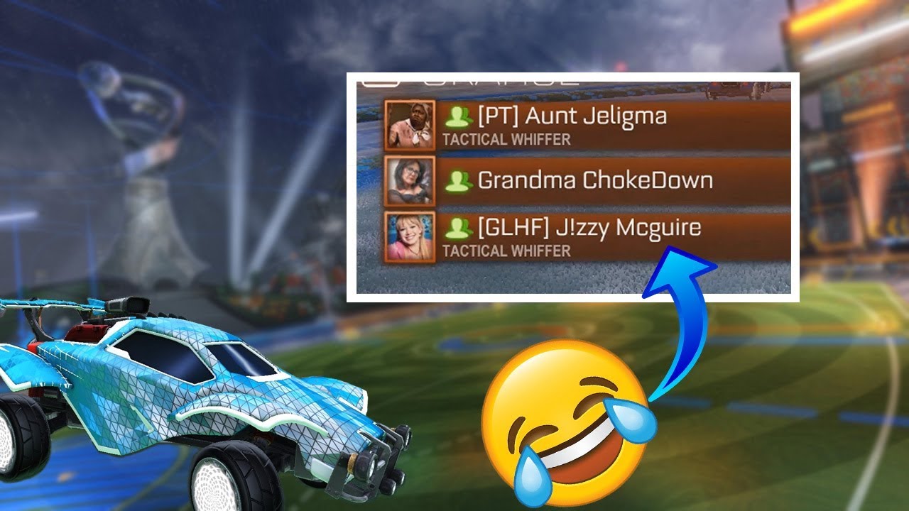 The Funniest Names In Rocket League Youtube