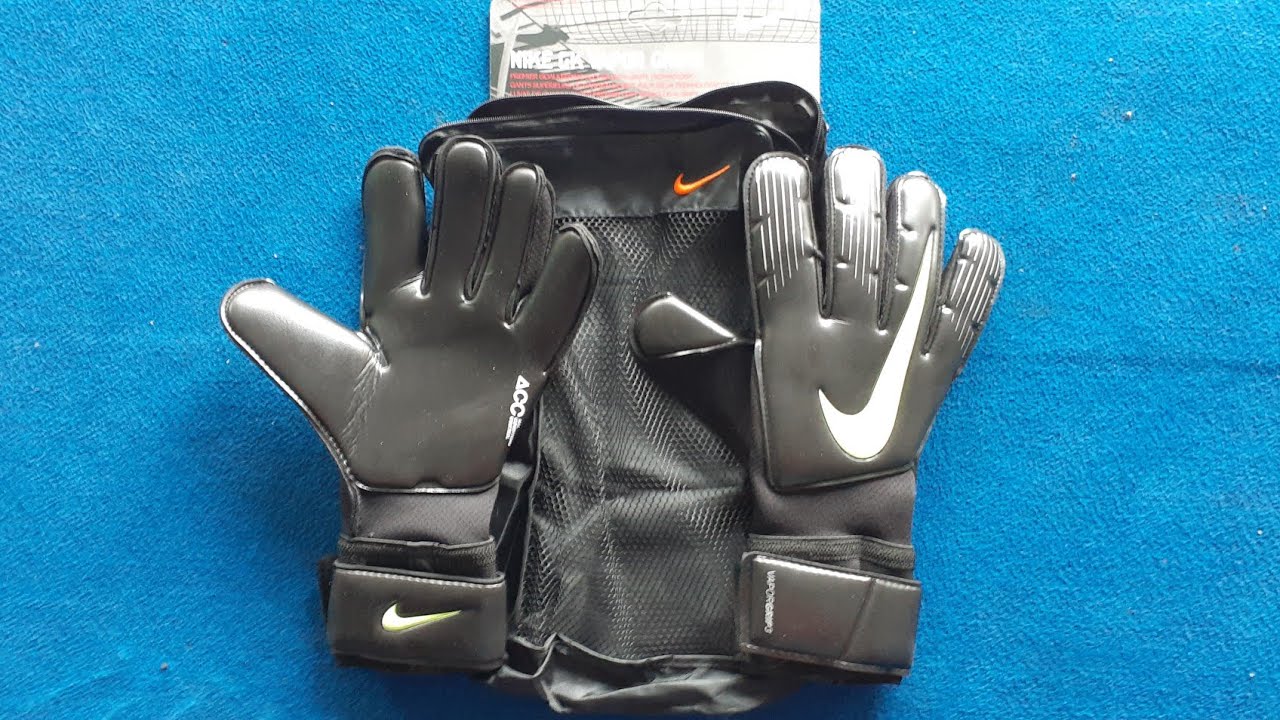 Unboxing Sarung Tangan Kiper Nike Vapor Grip 3 Black Youtube