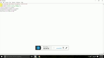 Write a python program to perform arithmetic operations any two number inputed by user