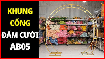 Khung cổng cưới khung cổng hoa AB05 trang trí đám cưới