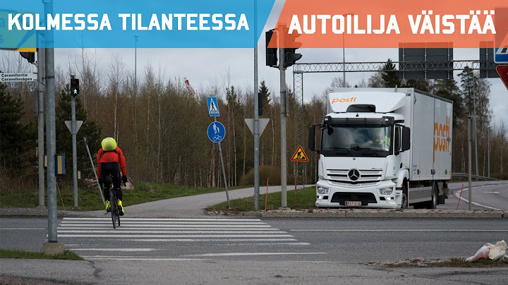 Kumpi väistää - autoilija vai pyöräilijä?