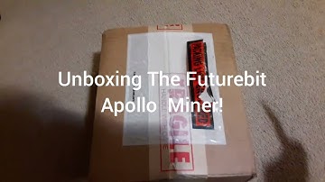The Futurebit Apollo BTC $599.00 Standard Model Miner. Setup in Description