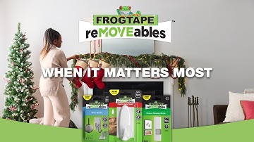Damage-Free Holiday Decorating with FrogTape reMOVEables™