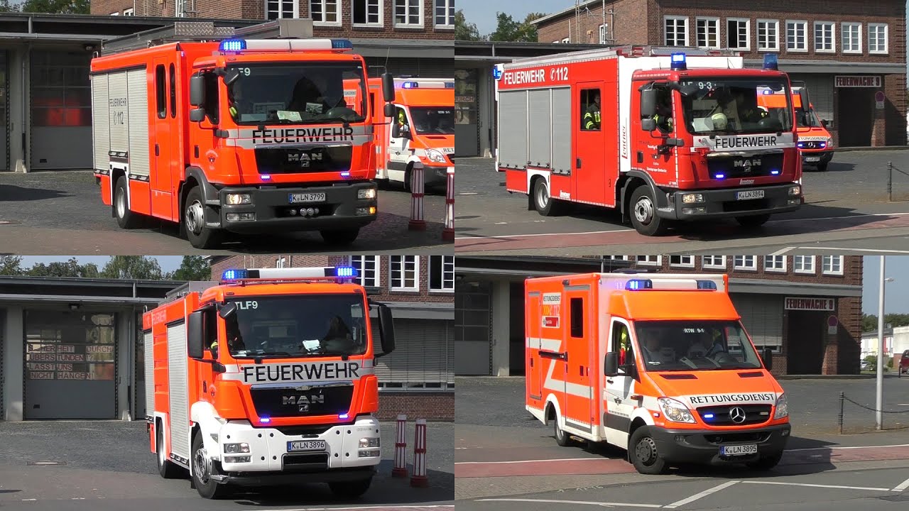 [FF bei 12h-Dienst] LF 10/6 LG Köln-Holweide + Löschzug FW9 Mülheim