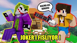 JONATHAN EVİNE GELEN JOKER&#39;İ FISFISLIYOR!😱 -Minecraft