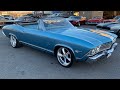 Test Drive 1968 Chevrolet Chevelle Convertible SOLD $42,900 Maple Motors #2043