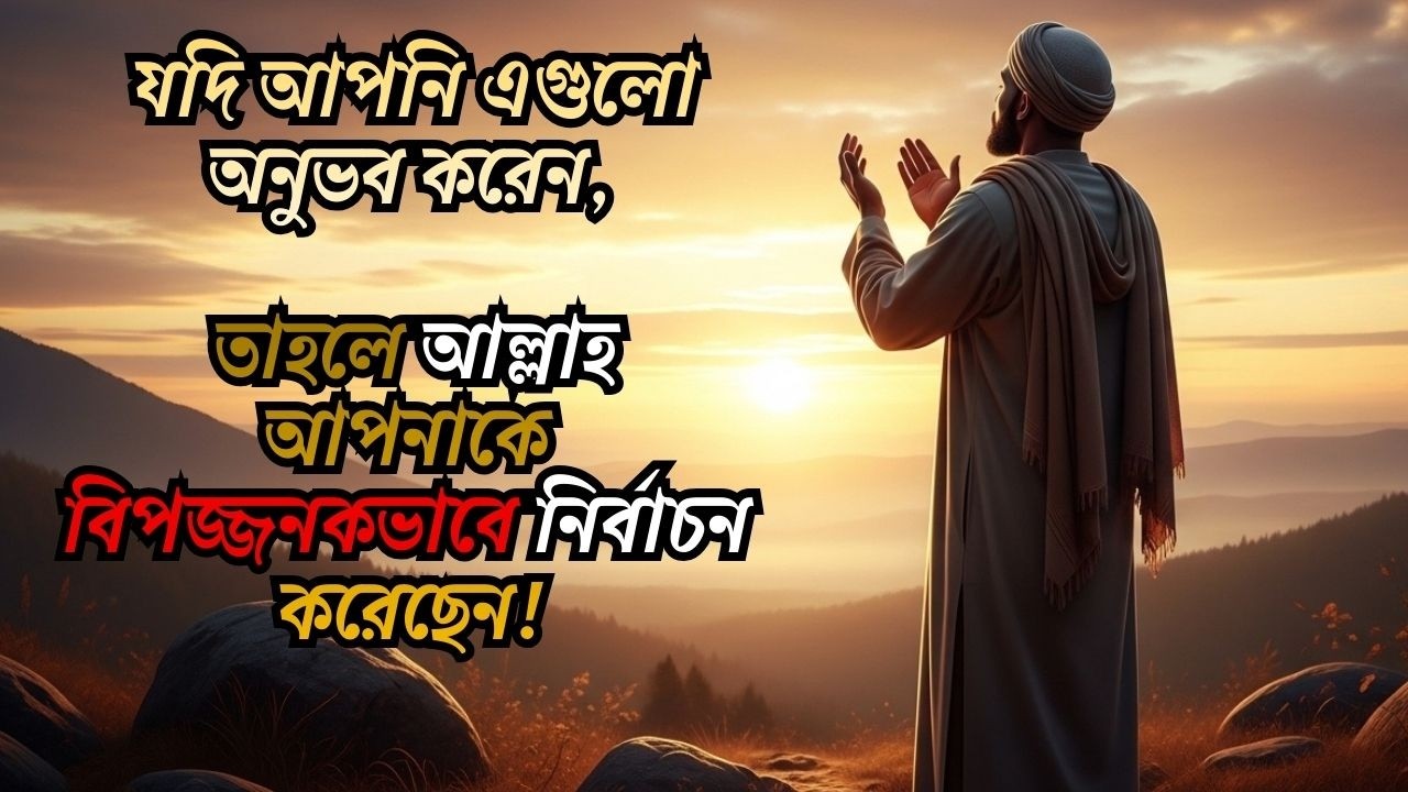 যদি আপনি এগুলো অনুভব করেন, তাহলে আল্লাহ আপনাকে বিপজ্জনকভাবে নির্বাচন করেছেন!