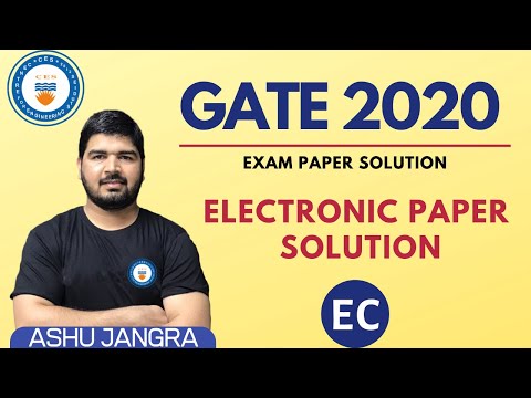 GATE 2020 ECE SOLUTION