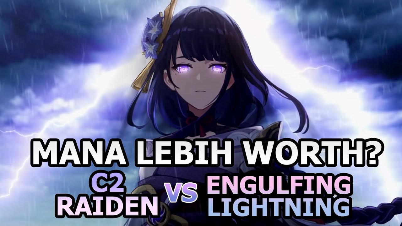 TERJAWAB! Engulfing Lightning vs C2 Raiden Shogun! | Top Up di ...