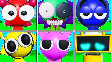 ROBLOX *NEW* 3D SPRUNKI RP AND ANIMATIONS UPDATE! (NEW BADGES & MORPHS!)