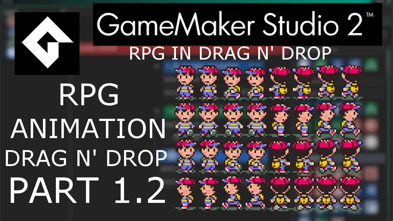 Animation for RPG in GameMaker Studio 2 | Making RPG in GameMaker ...