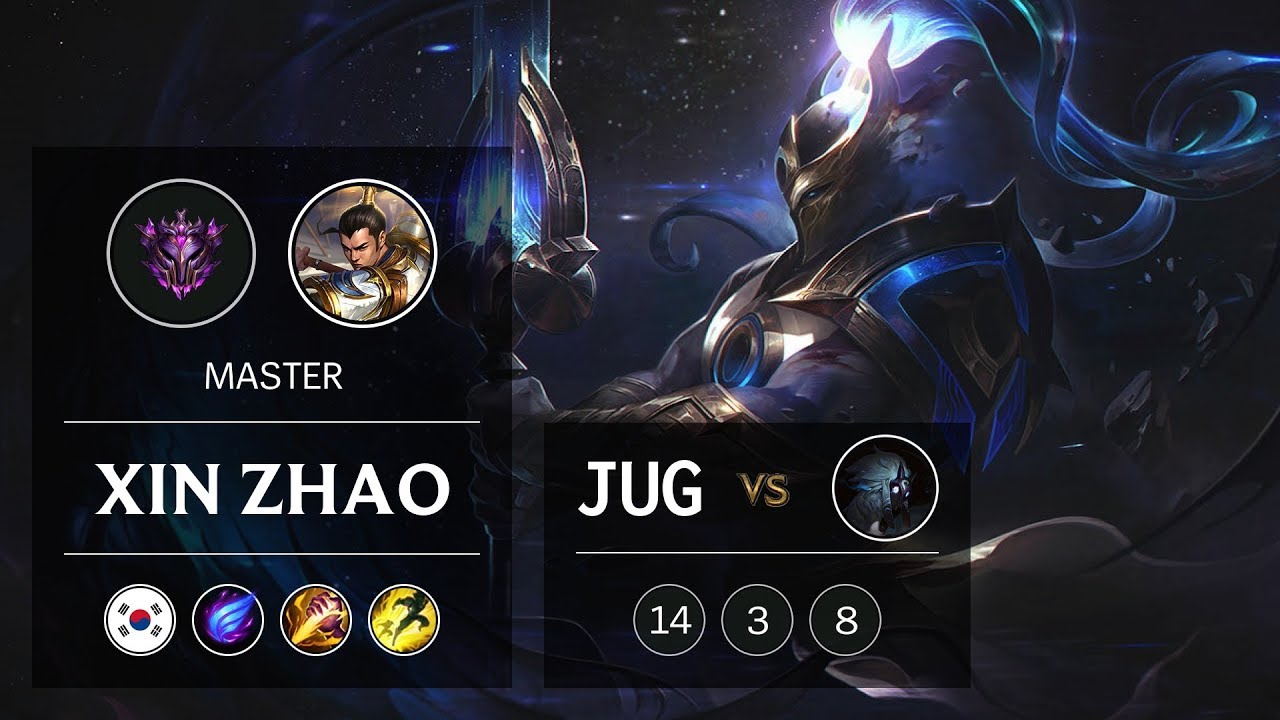 Xin Zhao Jungle vs Kindred - KR Master Patch 9.6