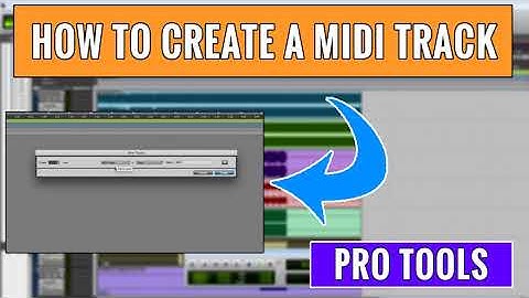 How To Create And Configure A Midi Track In Pro Tools -- OBEDIA.com Pro Tools Training