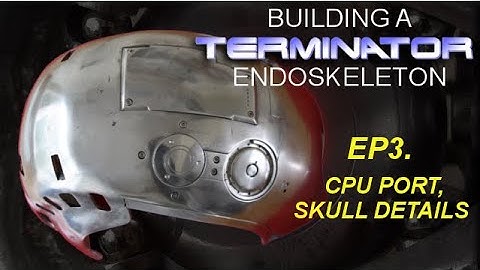 Building the Terminator episode 3 CPU port and skull details
