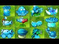 PVZ 1 Hybrid 3.6 Challenge - 3 Plants Team Ice Vs Zomboni Yeti - Who Will Win?