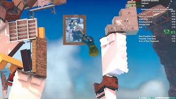 Getting Over It Speedrun in 2:14