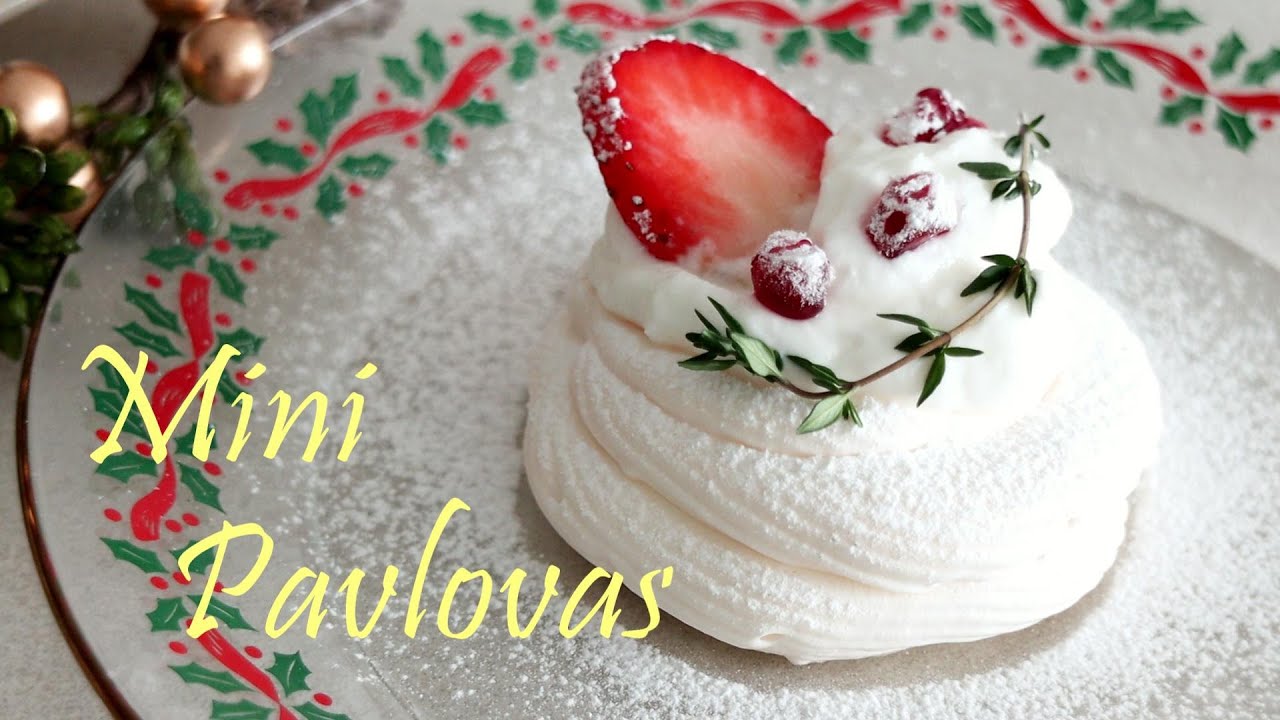 Идеальный мини рождественский торт, marshmallow Павлова